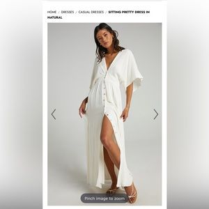 Show po size 10 button down dress worn once